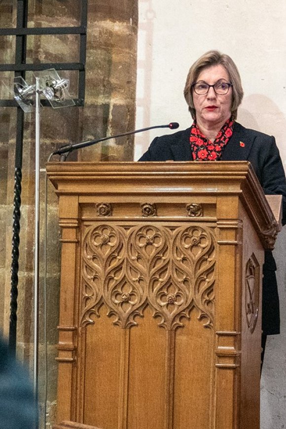 Remembrance Sunday - Mayor Cllr Liz Clarke